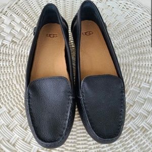 UGG "Flores" Black Women's Slip-on Loafers #1101572 Size 8